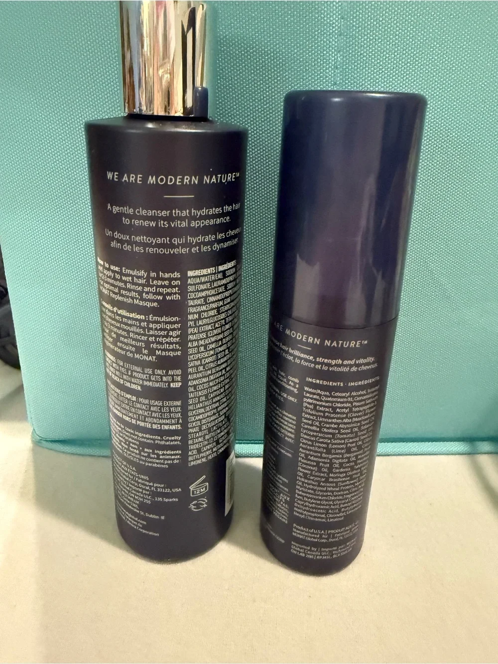 Authentic MONAT Restructuring Shampoo & Restore Leave-In Conditioner
